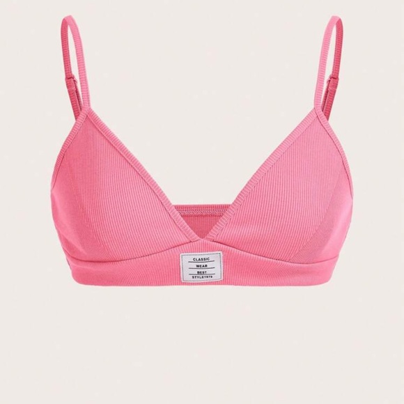 Classic Pink Ribbed Top - Picture 2 of 4